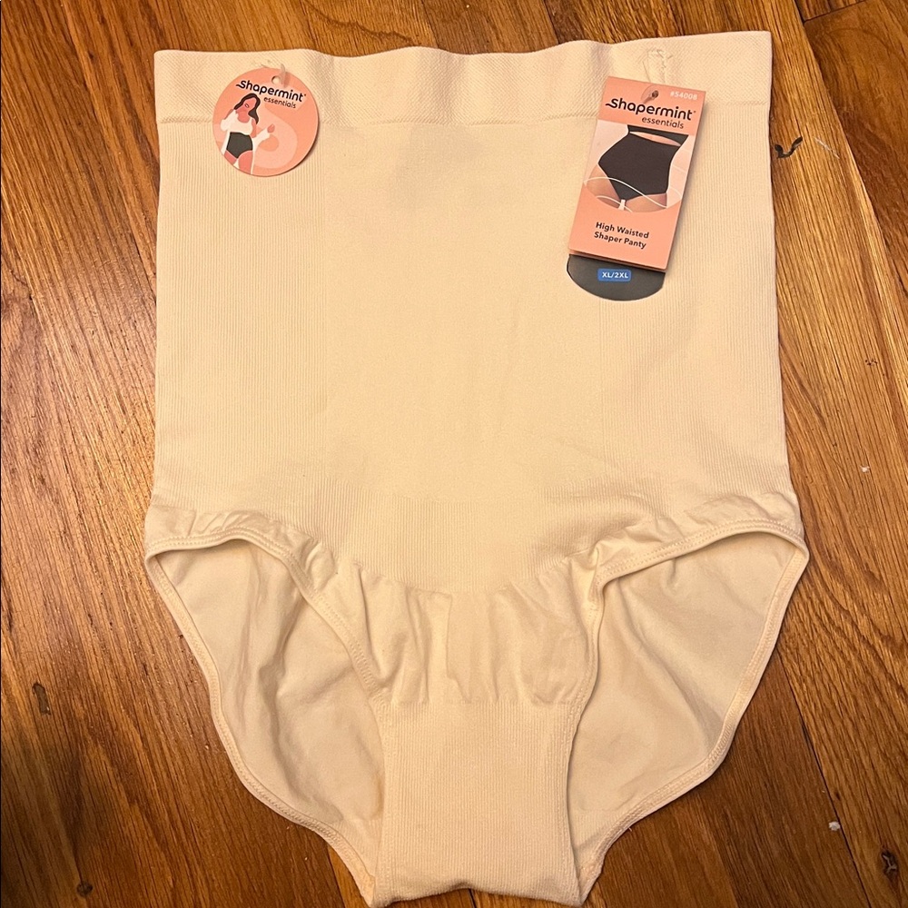 Shapermint High Waisted Shaper Panty in Chai, sz XL/2XL